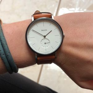 Paulin Watches LTD Commuter Leather Watch